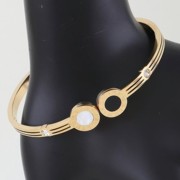 Twin Clock Wrap Bracelet - Picture 1 of 4